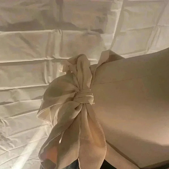 NWT Chic Black Dress with Bow Detail - Picture 3 of 9